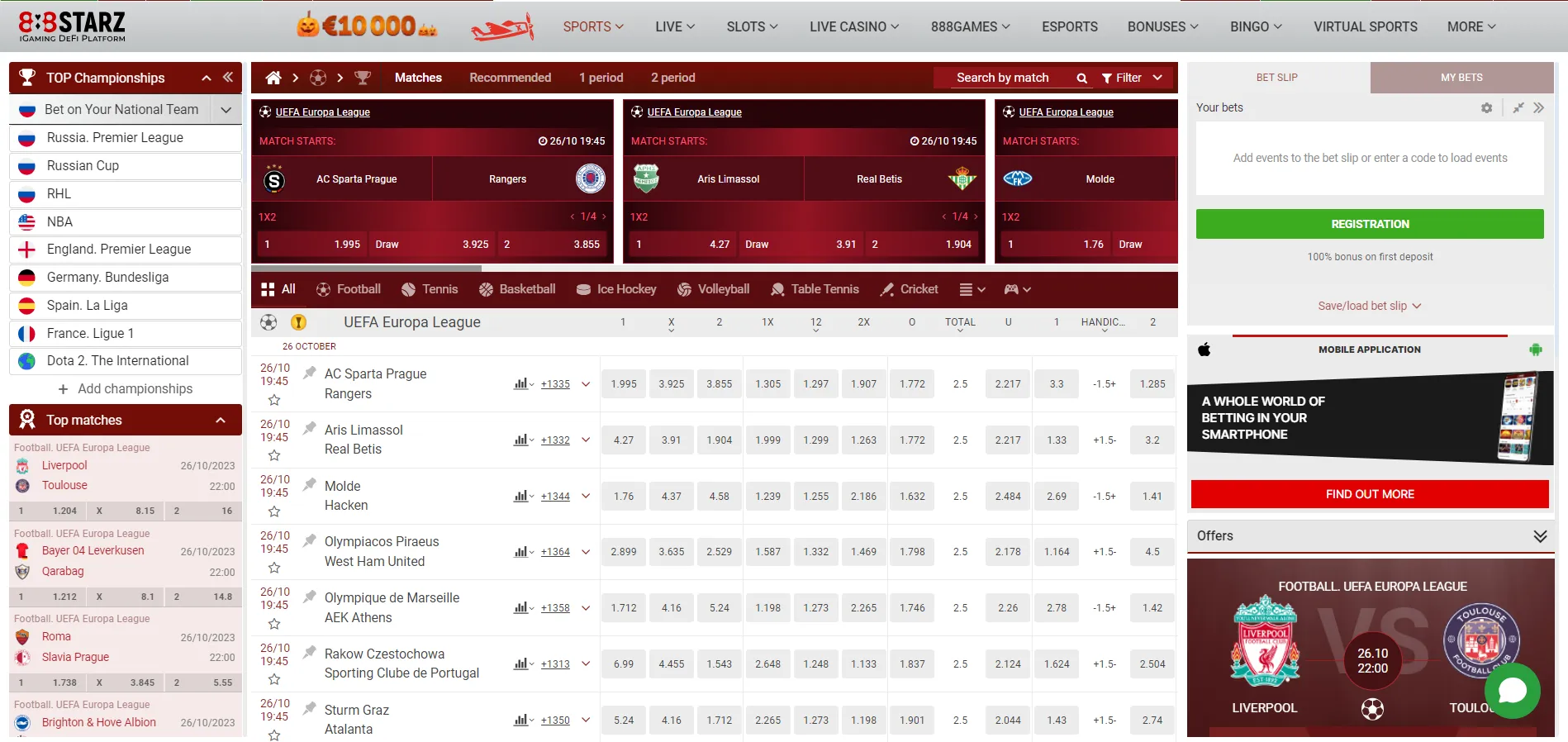 888Starz betting site 888Starz bet